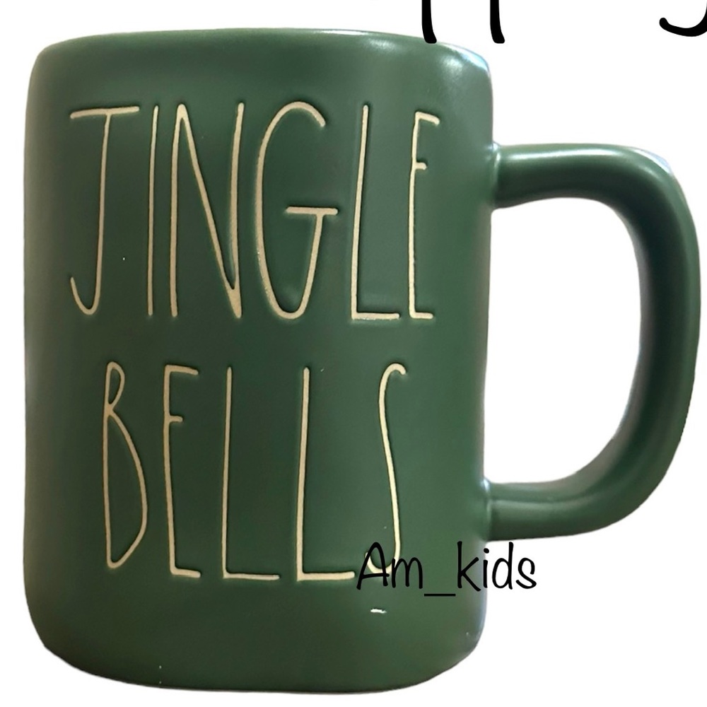 Rae Dunn Jingle Bells coffee mug